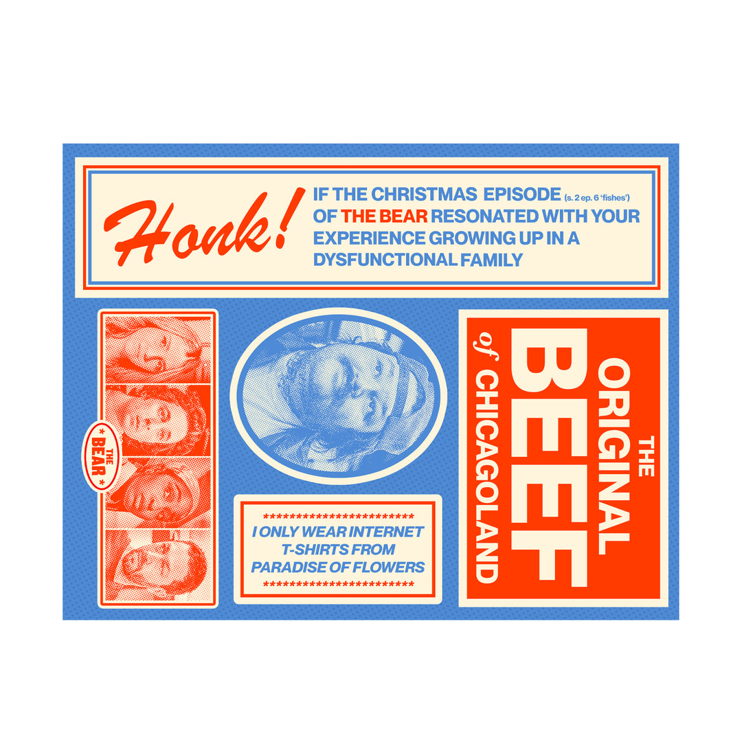 BEAR 8.5x11 STICKER SHEET - Pre-Order