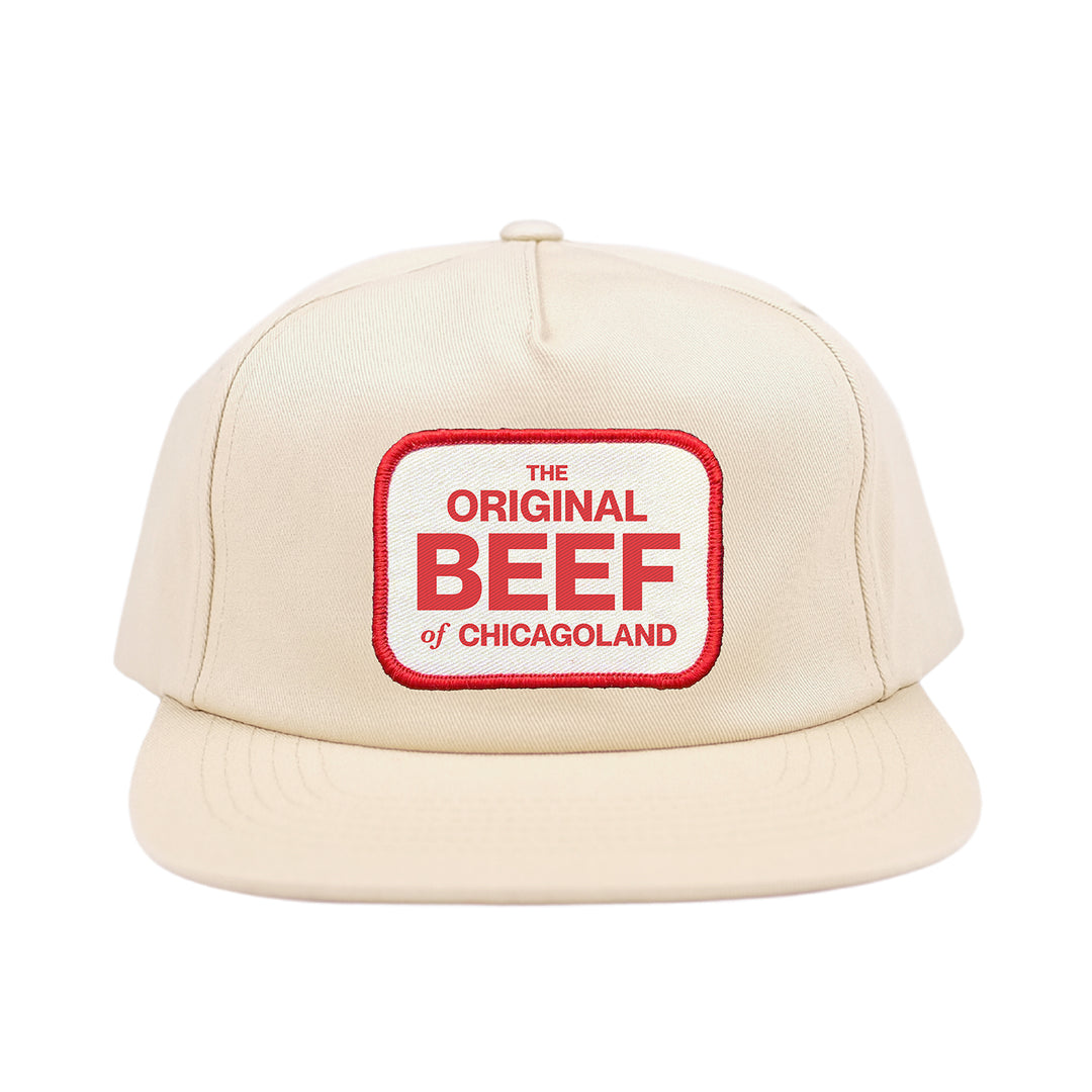 BEEF CREAM SNAPBACK HAT • Pre-Order